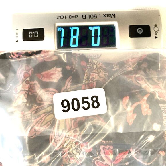 Antheaa Womens Medium Floral Midi Dress Ruffle Sleeve Tiered Pleated Puff Sleeve - Picture 13 of 13